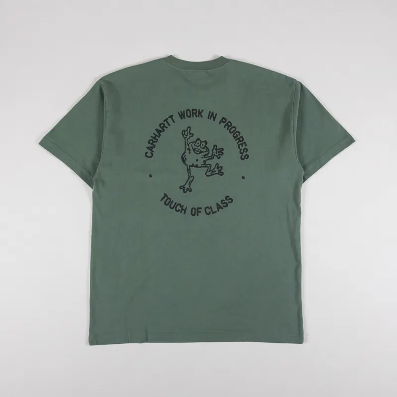 Carhartt WIP Stamp T Shirt Duck Green Black
