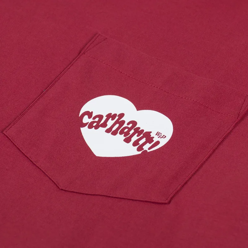 Carhartt WIP Amour Pocket T Shirt Tuscany White-2