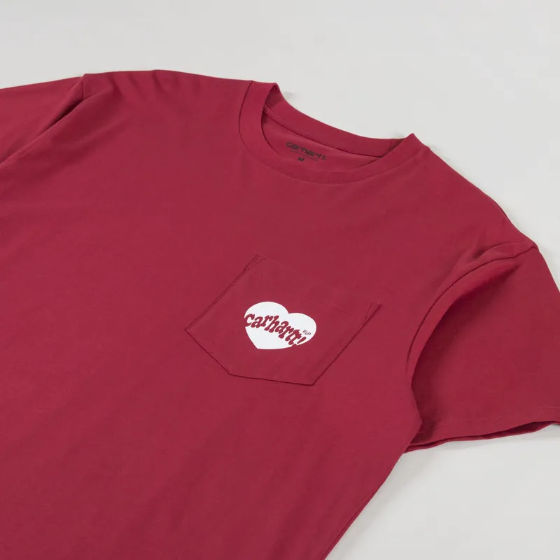 Carhartt WIP Amour Pocket T Shirt Tuscany White-1