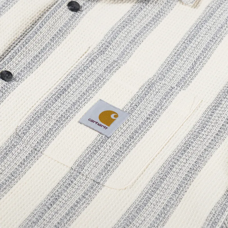 Carhartt WIP Dodson Shirt Natural Stripe-2