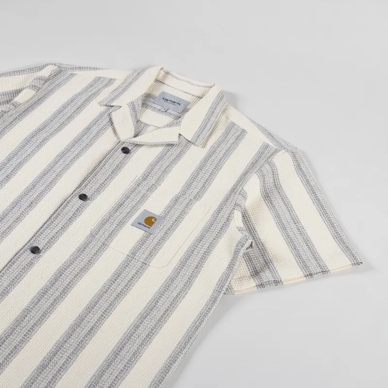 Carhartt WIP Dodson Shirt Natural Stripe-1