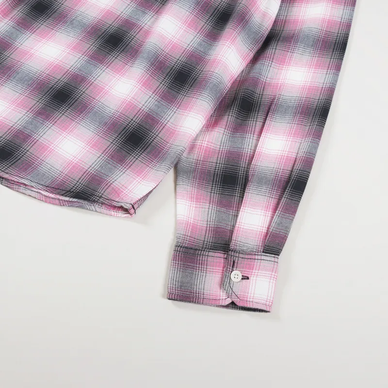Carhartt WIP Long Sleeve Blanchard Shirt Charm Pink Check-7