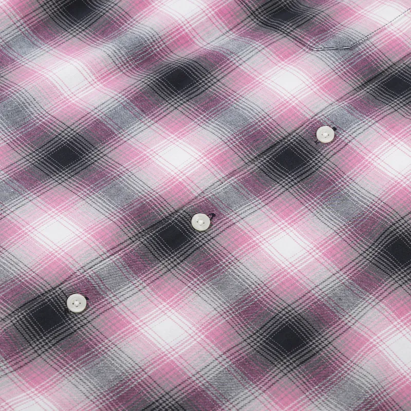 Carhartt WIP Long Sleeve Blanchard Shirt Charm Pink Check-5