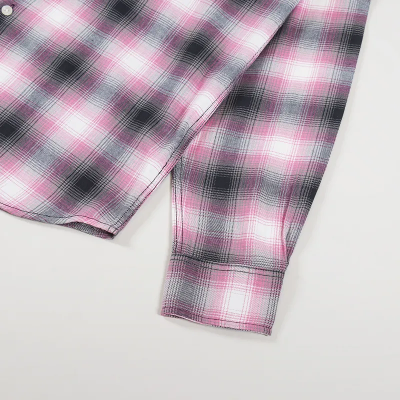 Carhartt WIP Long Sleeve Blanchard Shirt Charm Pink Check-6