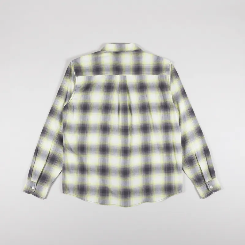 Carhartt WIP Long Sleeve Blanchard Shirt Arctic Lime Check-1