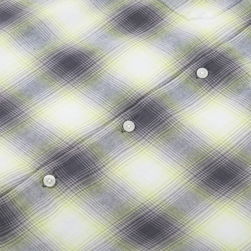 Carhartt WIP Long Sleeve Blanchard Shirt Arctic Lime Check-5