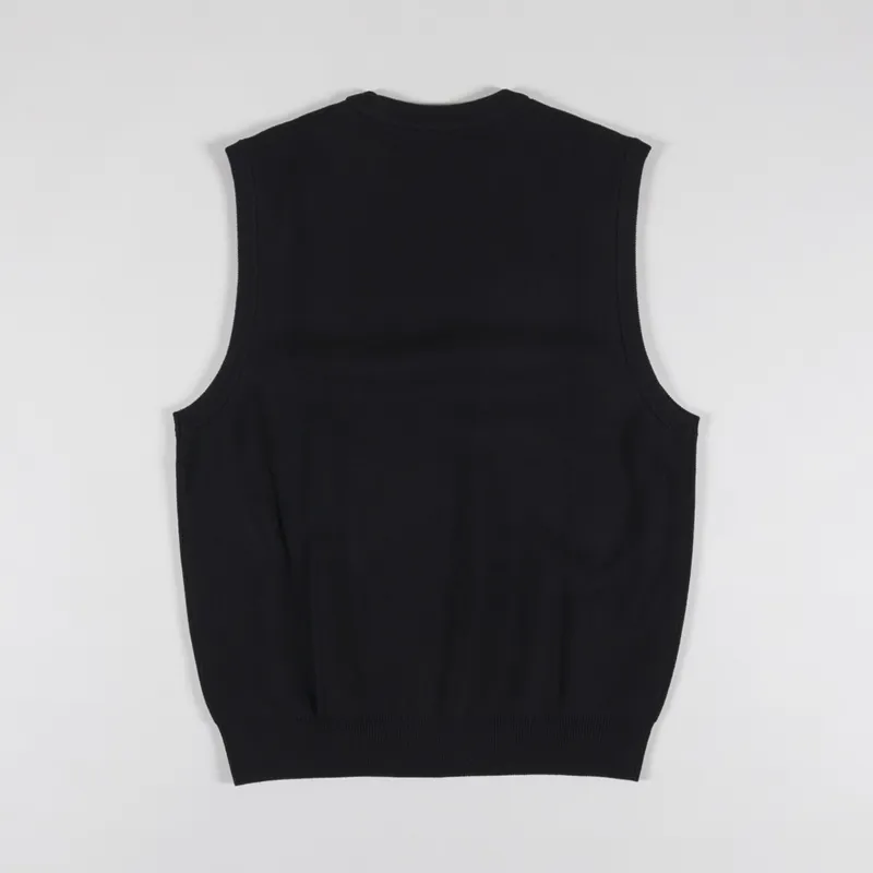 Carhartt WIP Script Vest Sweater Black White-1