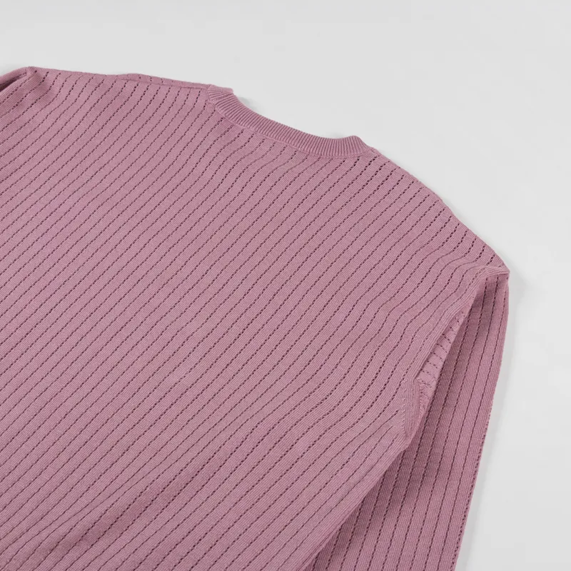 Carhartt WIP Womens Norlina Sweater Dusty Fuchsia-7