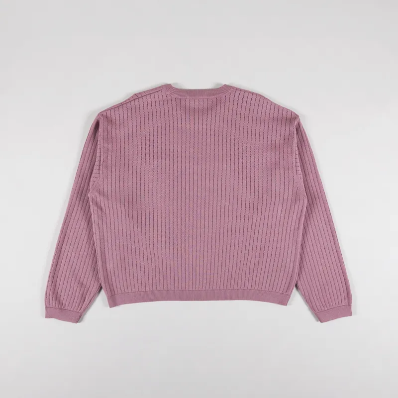Carhartt WIP Womens Norlina Sweater Dusty Fuchsia-5