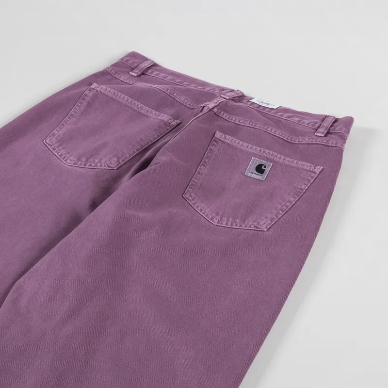 Carhartt WIP Womens Brandon Pant Dusty Fuchsia Stone Dyed-7