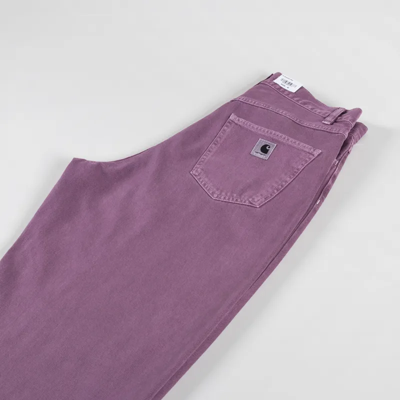 Carhartt WIP Womens Brandon Pant Dusty Fuchsia Stone Dyed-9