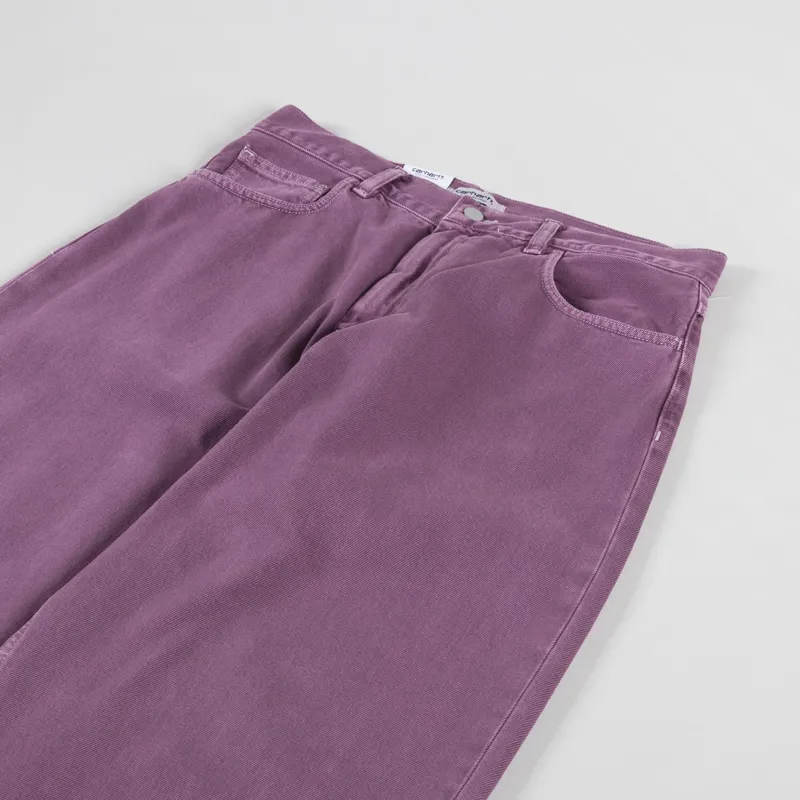 Carhartt WIP Womens Brandon Pant Dusty Fuchsia Stone Dyed-8