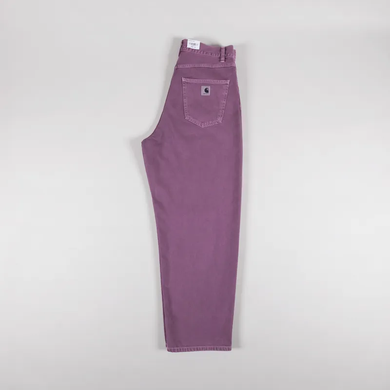 Carhartt WIP Womens Brandon Pant Dusty Fuchsia Stone Dyed-6