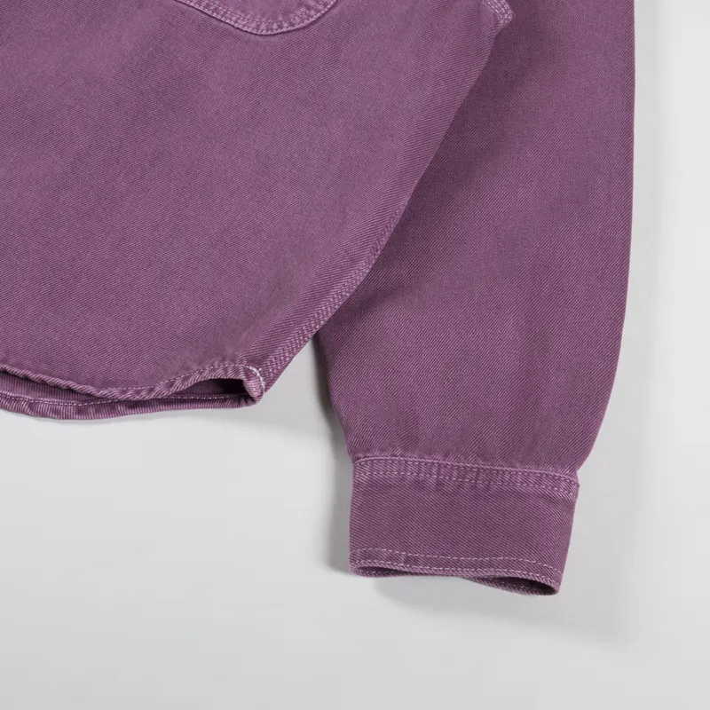 Carhartt WIP Womens Georgia Shirt Jac Dusty Fuchsia-10