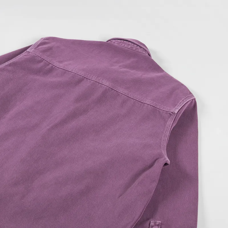 Carhartt WIP Womens Georgia Shirt Jac Dusty Fuchsia-7