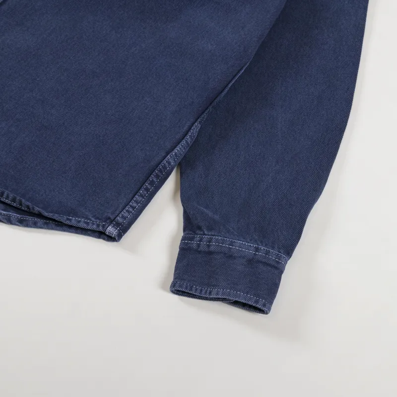Carhartt WIP George Shirt Jac Air Force Blue-6