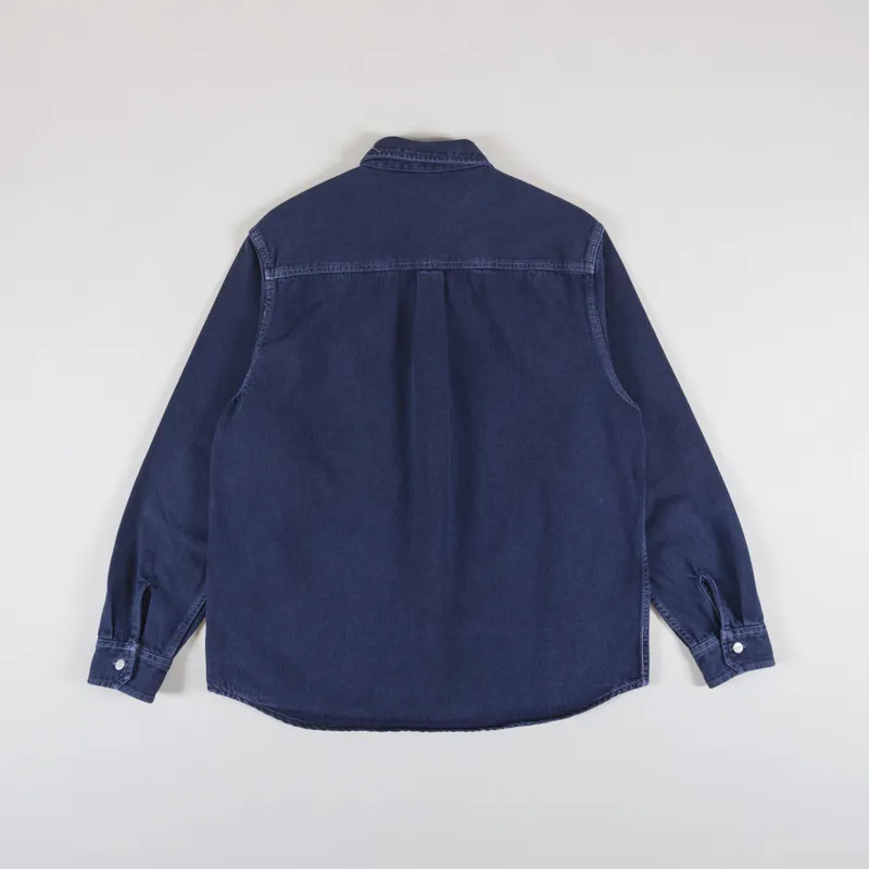 Carhartt WIP George Shirt Jac Air Force Blue-1