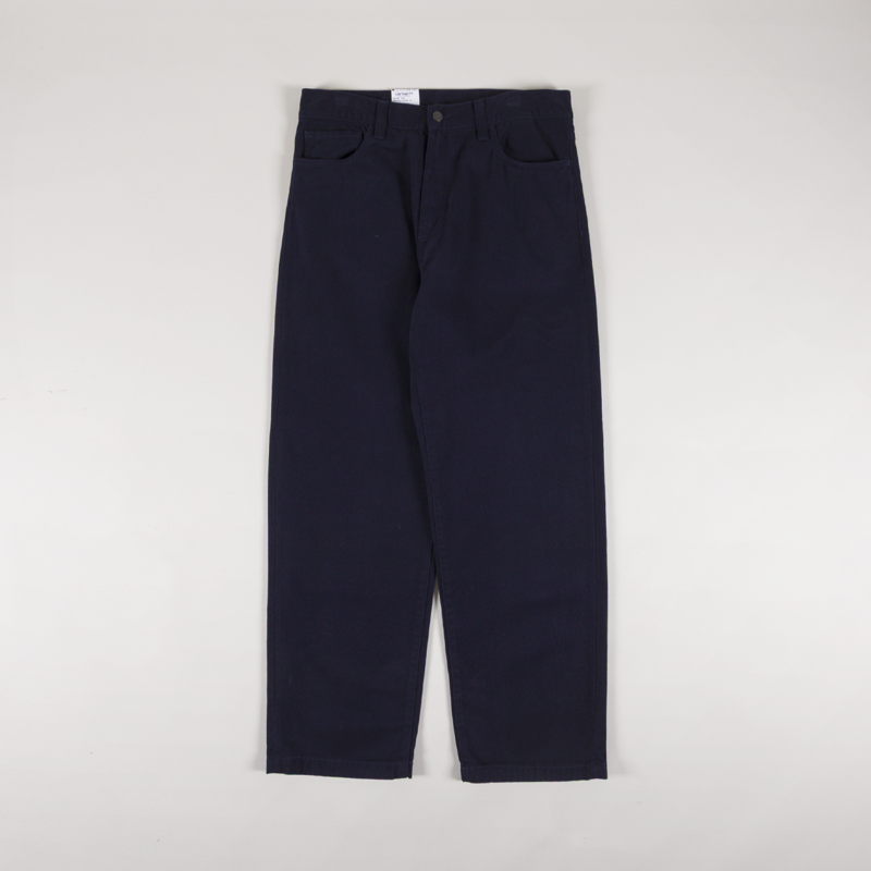 Carhartt WIP Landon Pants Dark Navy Rinsed-1
