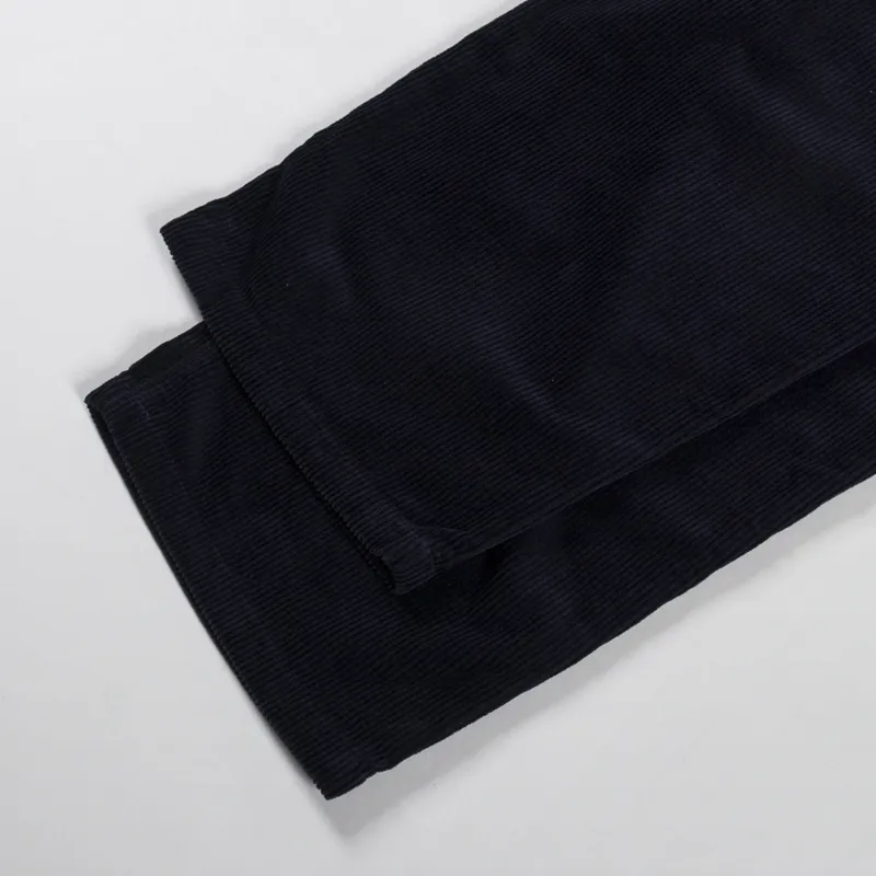 Carhartt WIP Evan Cord Pants Dark Navy Rinsed-6