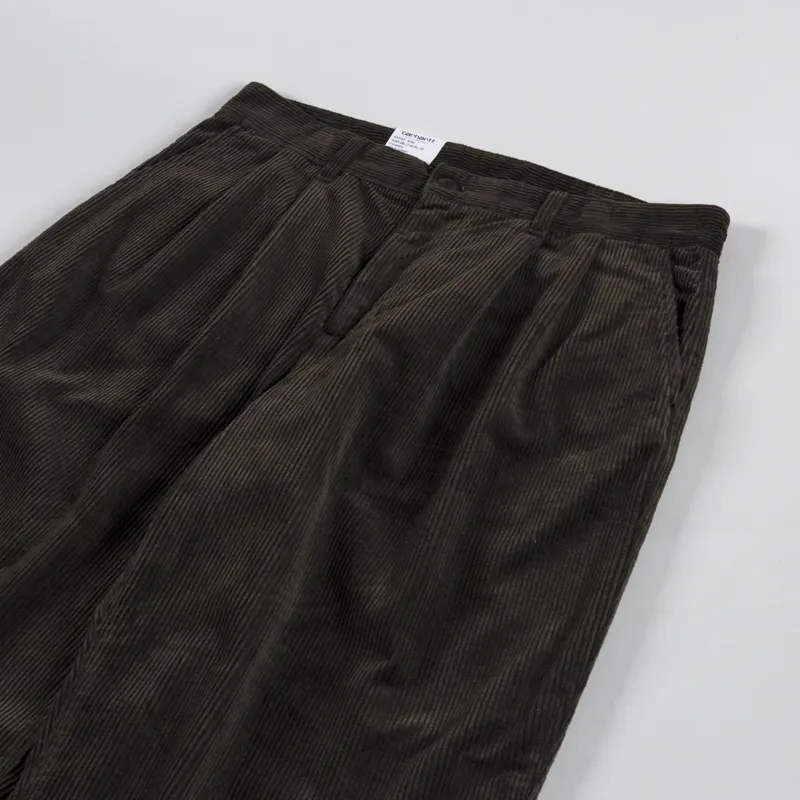 Carhartt WIP Evan Cord Pants Tobacco Rinsed-4