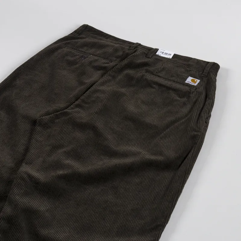 Carhartt WIP Evan Cord Pants Tobacco Rinsed-3