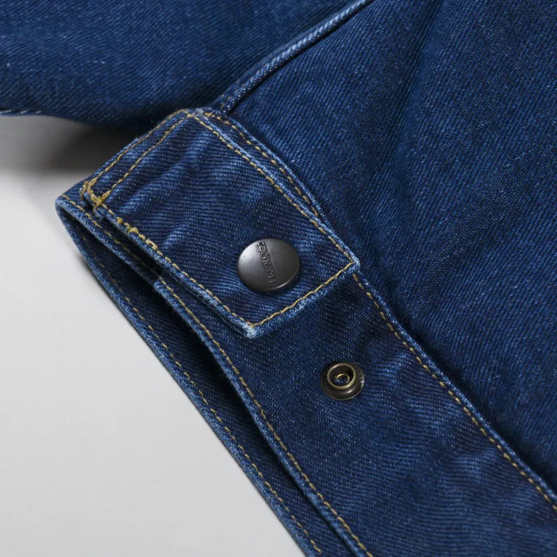Carhartt WIP Herald Jacket Blue Wall Stonewashed-8