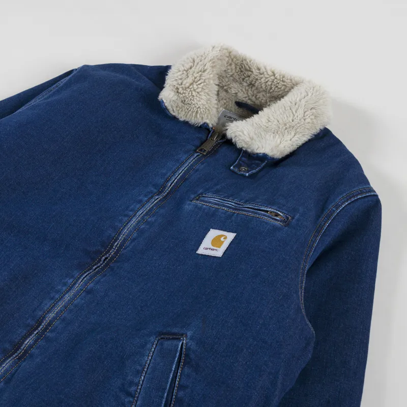 Carhartt WIP Herald Jacket Blue Wall Stonewashed-3