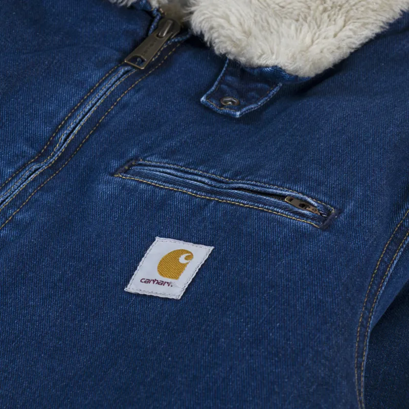 Carhartt WIP Herald Jacket Blue Wall Stonewashed-7
