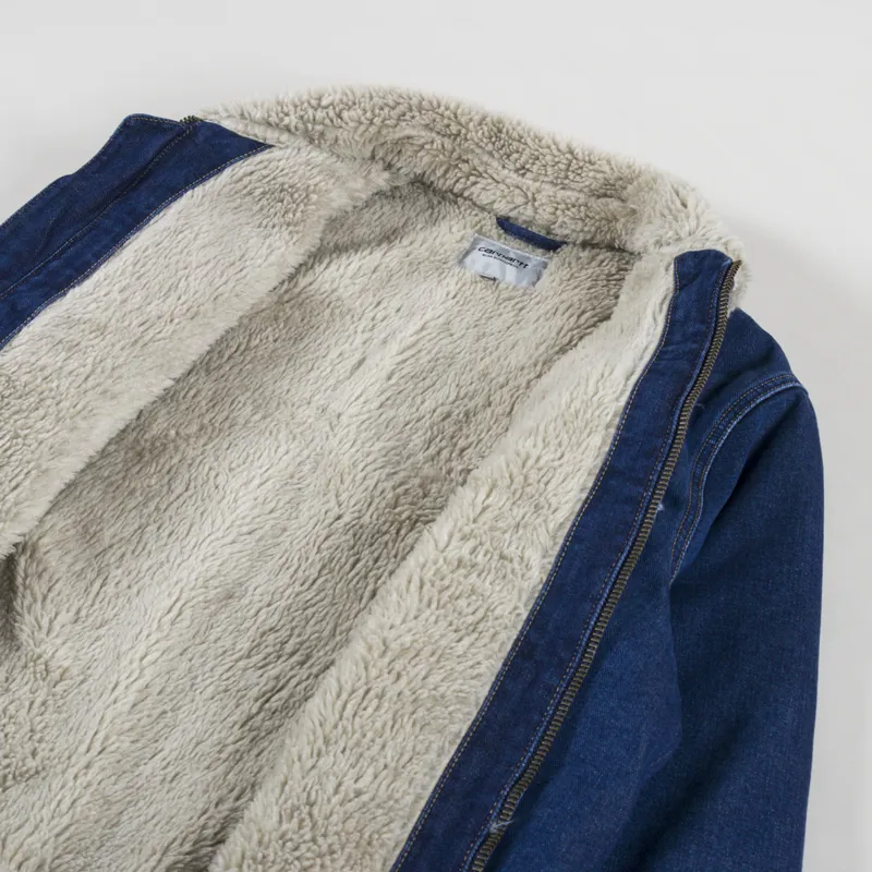 Carhartt WIP Herald Jacket Blue Wall Stonewashed-4