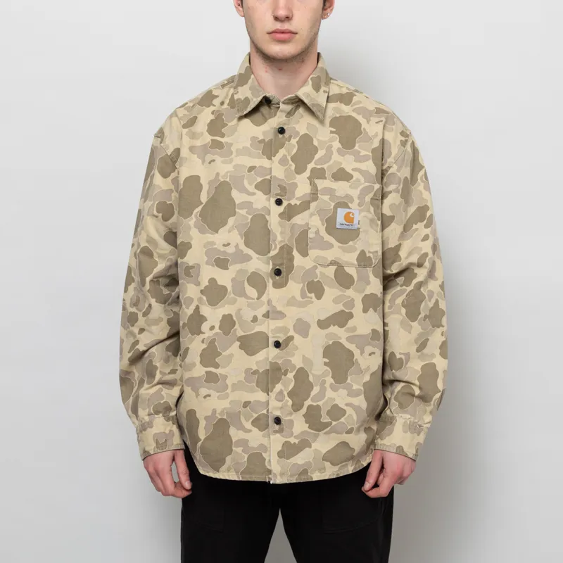 Carhartt WIP Duck Shirt Camo Duck Desert