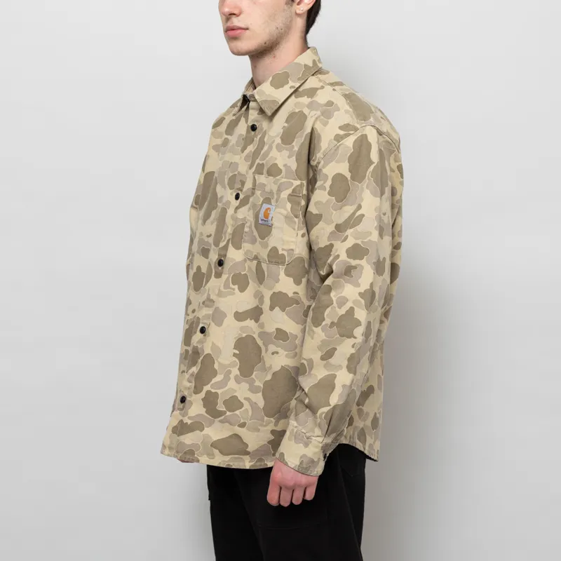 Carhartt WIP Duck Shirt Camo Duck Desert-1
