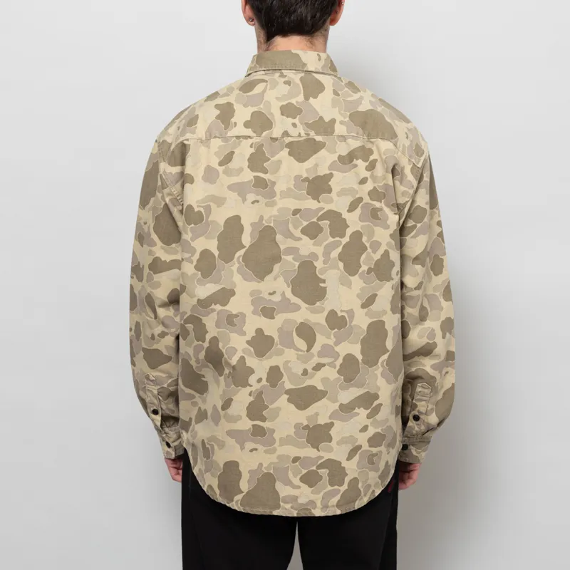 Carhartt WIP Duck Shirt Camo Duck Desert-3