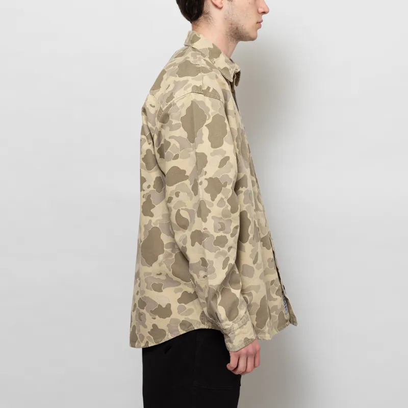 Carhartt WIP Duck Shirt Camo Duck Desert-4