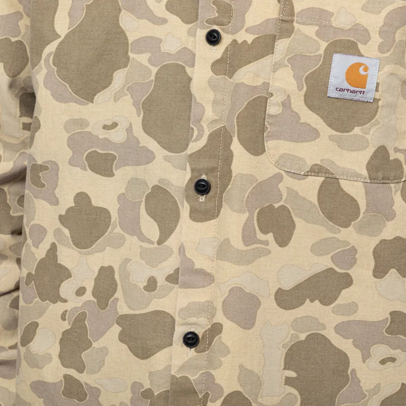 Carhartt WIP Duck Shirt Camo Duck Desert-8