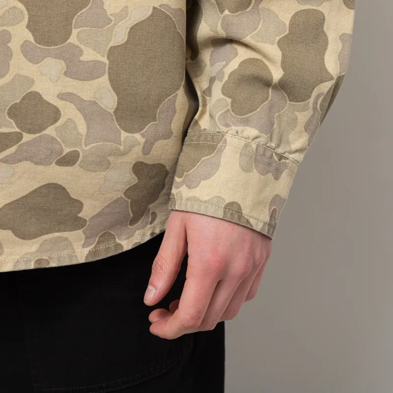 Carhartt WIP Duck Shirt Camo Duck Desert-6