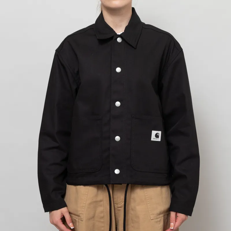 Carhartt WIP Womens Simple Shirt Jac Black Rigid-1