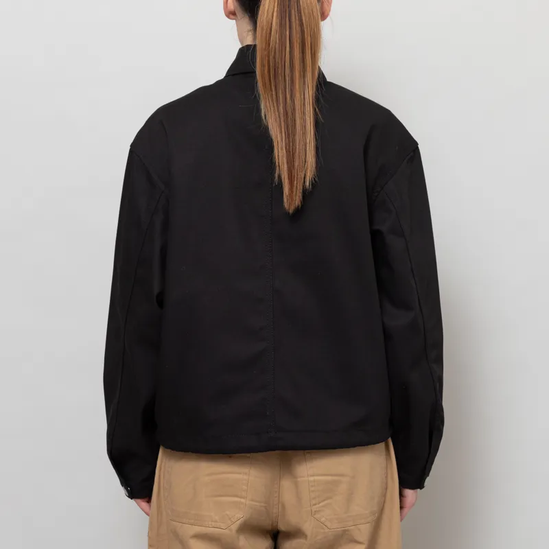 Carhartt WIP Womens Simple Shirt Jac Black Rigid-4