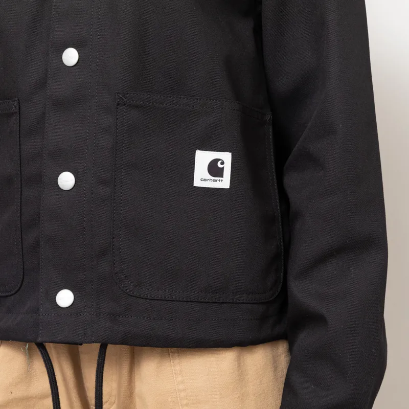 Carhartt WIP Womens Simple Shirt Jac Black Rigid-7