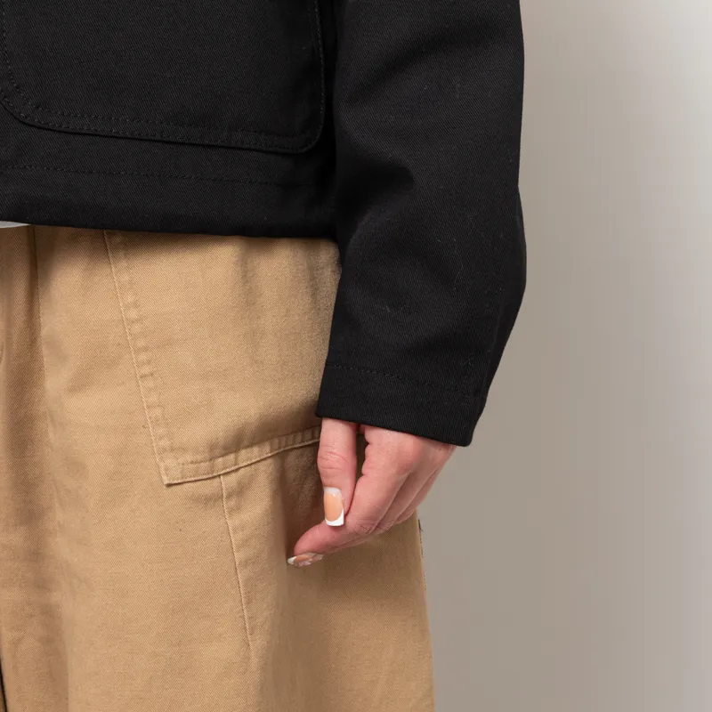 Carhartt WIP Womens Simple Shirt Jac Black Rigid-9