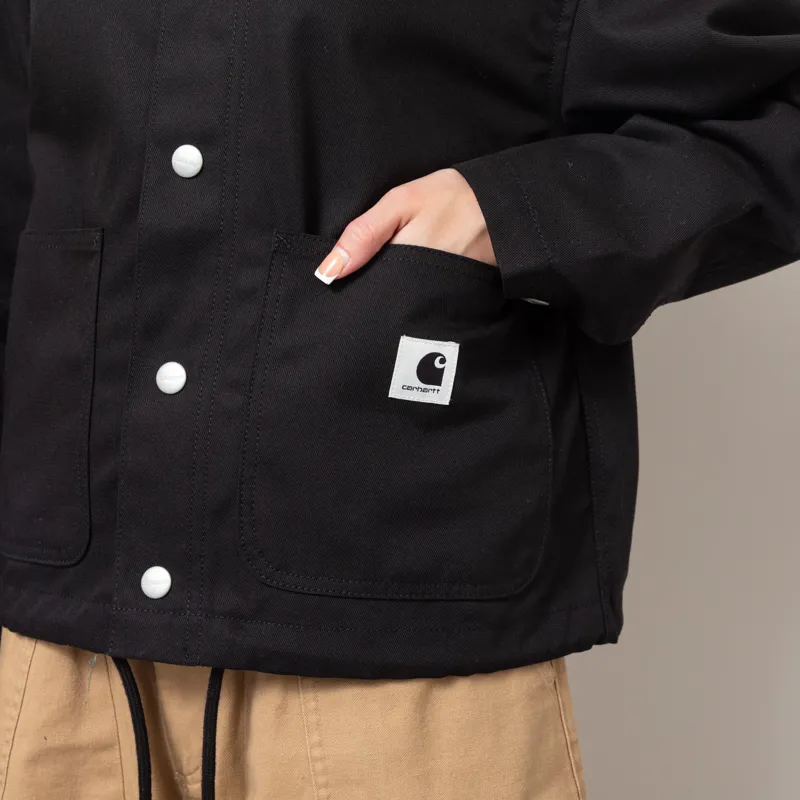 Carhartt WIP Womens Simple Shirt Jac Black Rigid-10