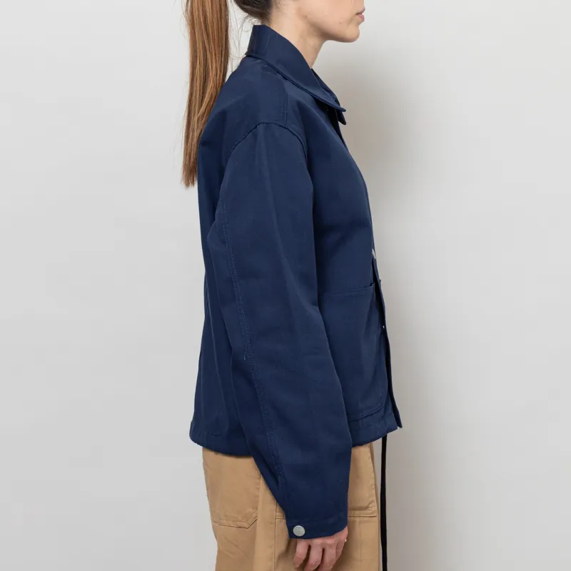 Carhartt WIP Womens Simple Shirt Jac Jupiter Rigid-5