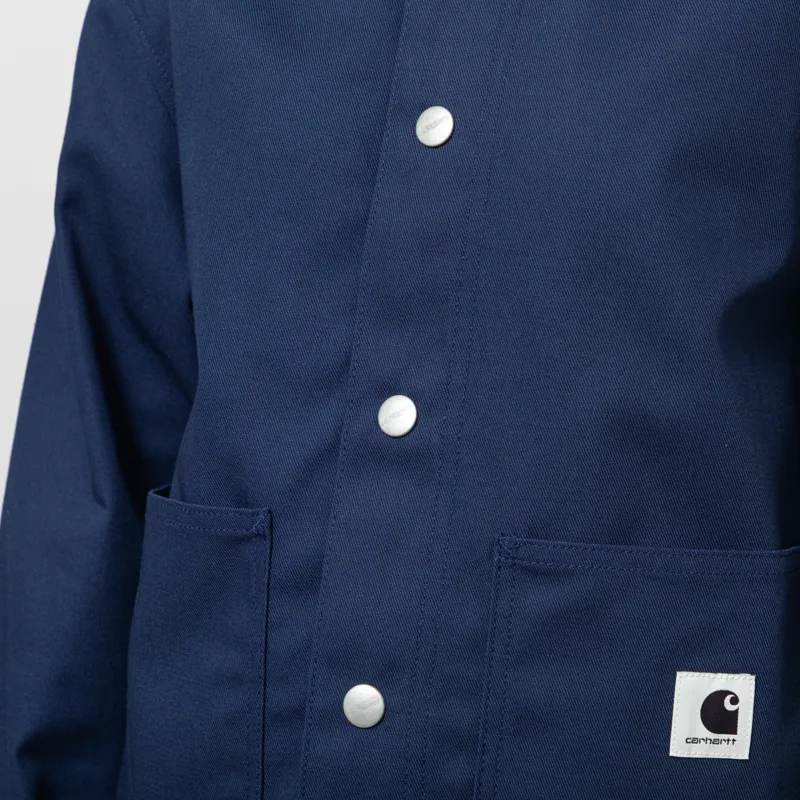 Carhartt WIP Womens Simple Shirt Jac Jupiter Rigid-7