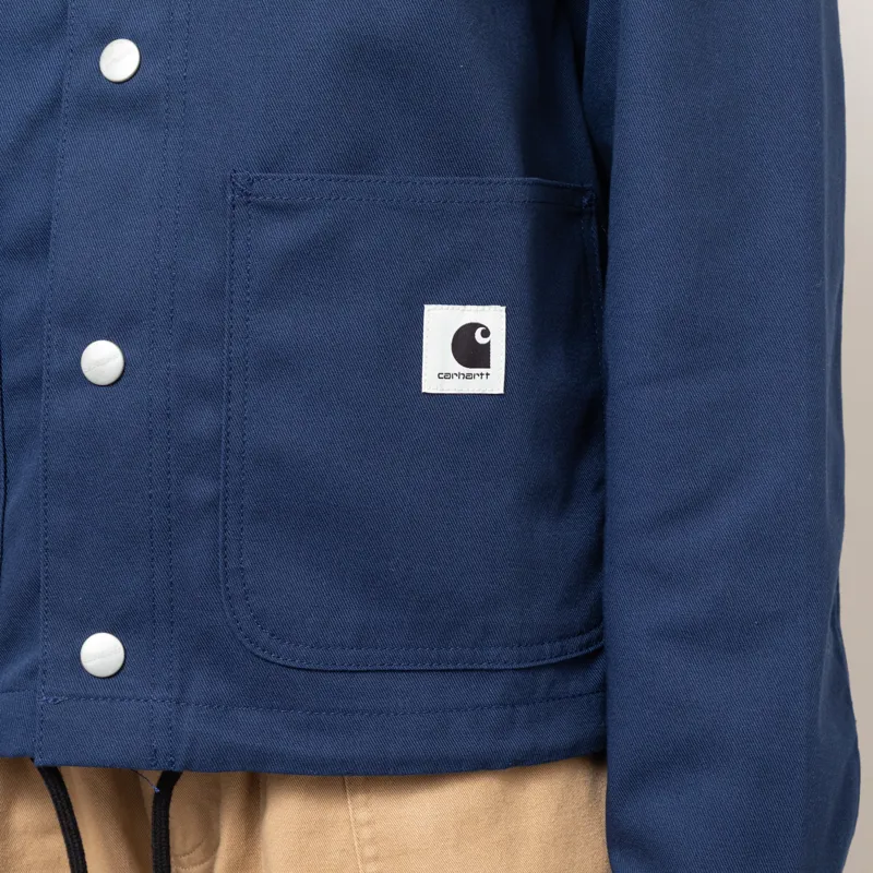 Carhartt WIP Womens Simple Shirt Jac Jupiter Rigid-8