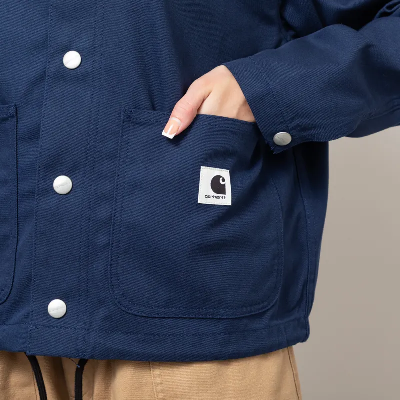 Carhartt WIP Womens Simple Shirt Jac Jupiter Rigid-11