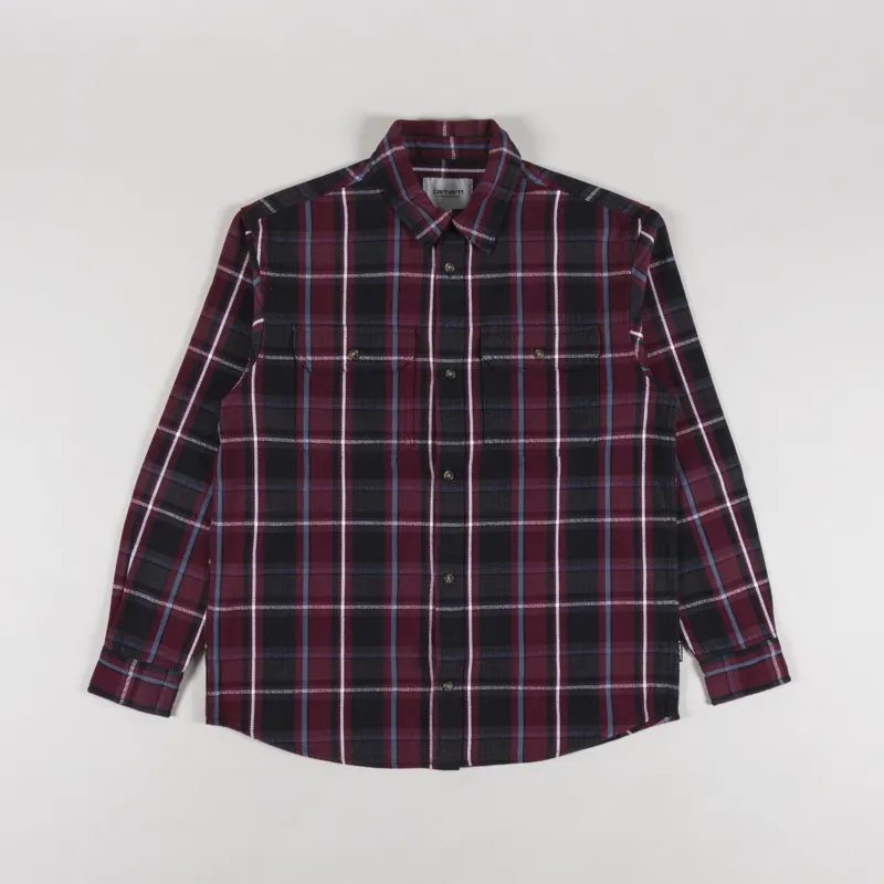 Carhartt WIP Hobart Shirt Black Check