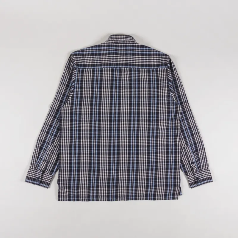 Carhartt WIP Mandlik Shirt Dark Navy Check-1