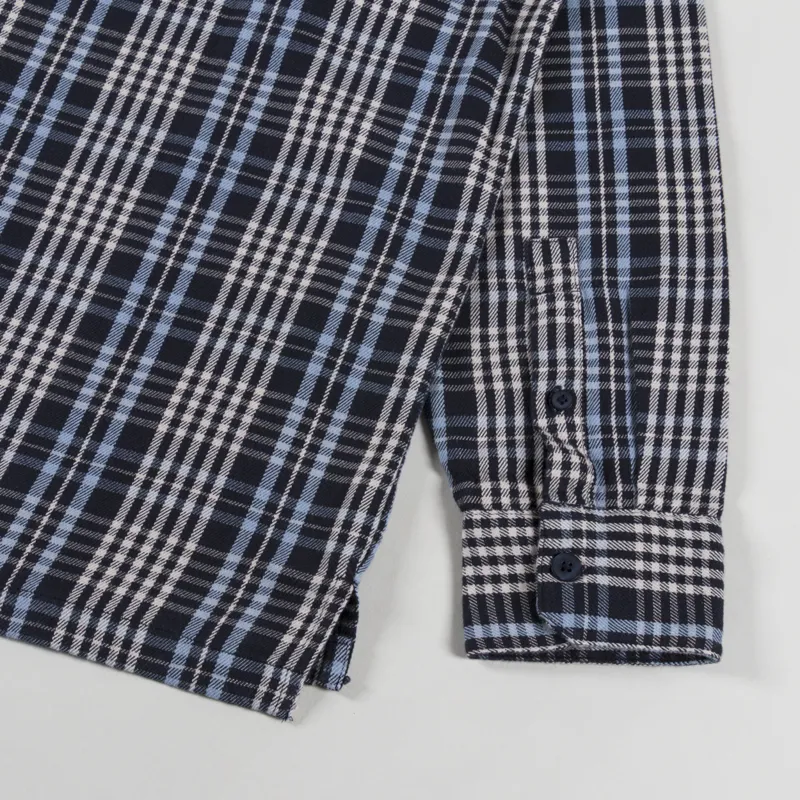 Carhartt WIP Mandlik Shirt Dark Navy Check-6