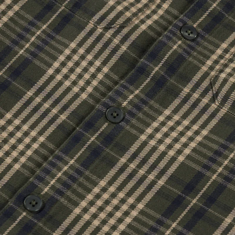 Carhartt WIP Mandlik Shirt Office Green Check-4