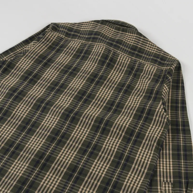 Carhartt WIP Mandlik Shirt Office Green Check-3