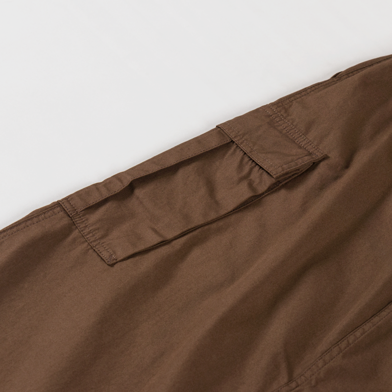 Carhartt WIP Womens Cargo Skirt Long Chocolate Rinsed-13